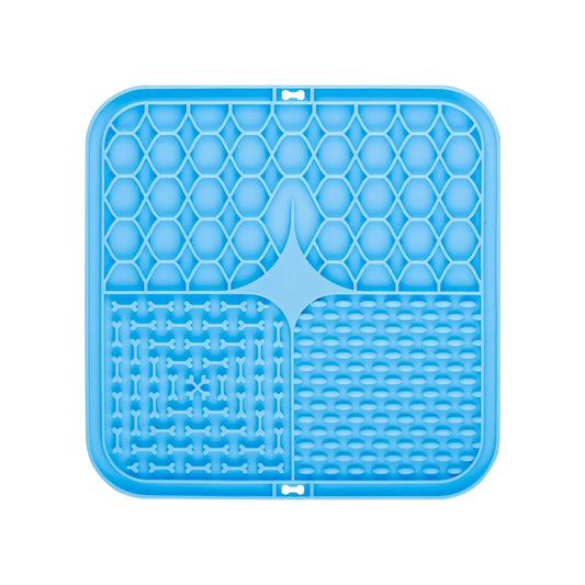Dog Licking Mat Slow Food Mat Drizzling Licking Pad Suction Cup Slow Food Mat Silicone Slow Food Mat Pet Dog Licking Mat
